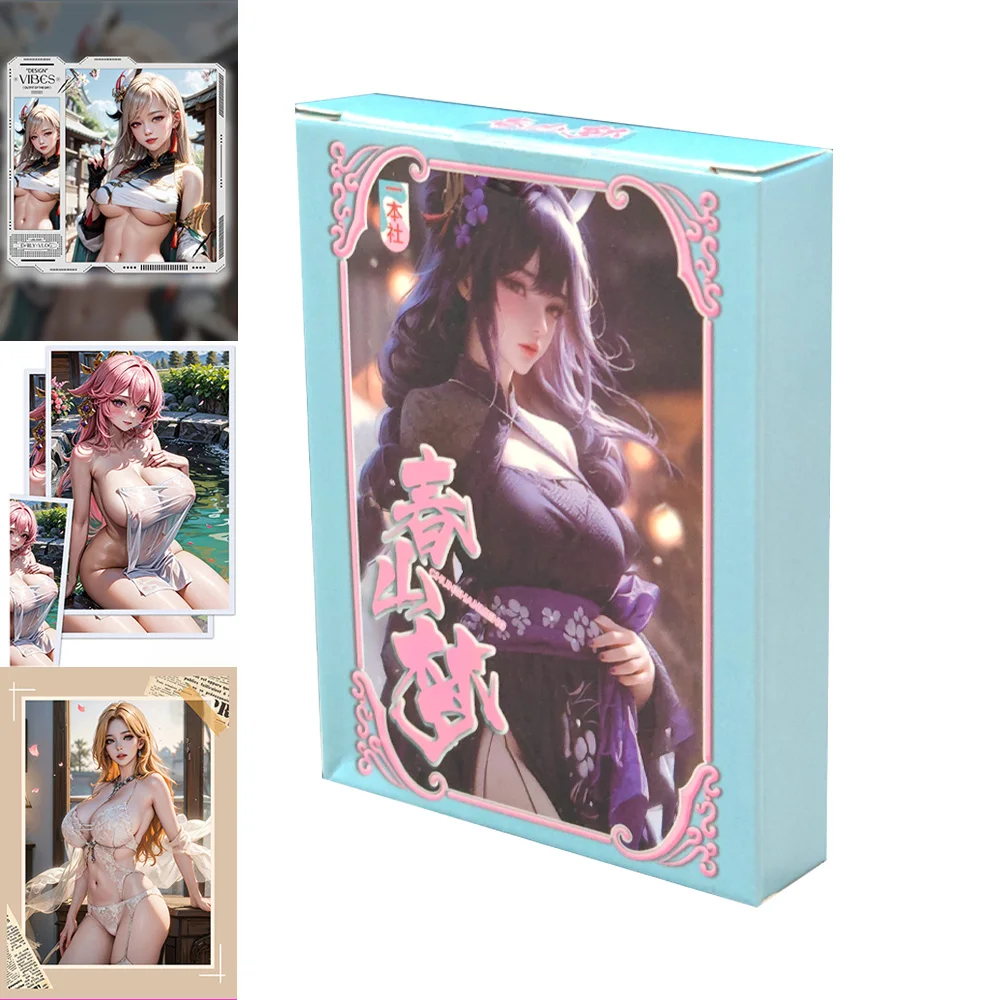 New Goddess Sexy Card ACG Goddess Limited Sale Nude Sexy Bikini Girl Charming Pornographic Anime Collection Card