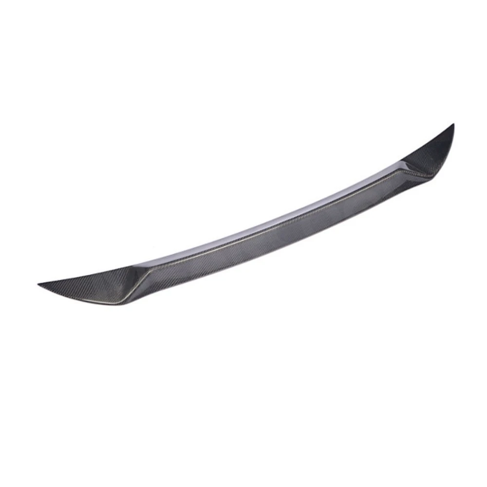 Per Maserati Levante S Sport Spoiler 2016-2018 In Fibra di Carbonio Spoiler Posteriore Boot Ali Centali FRP bagagliaio Trim adesivo Car Styling - Image 2