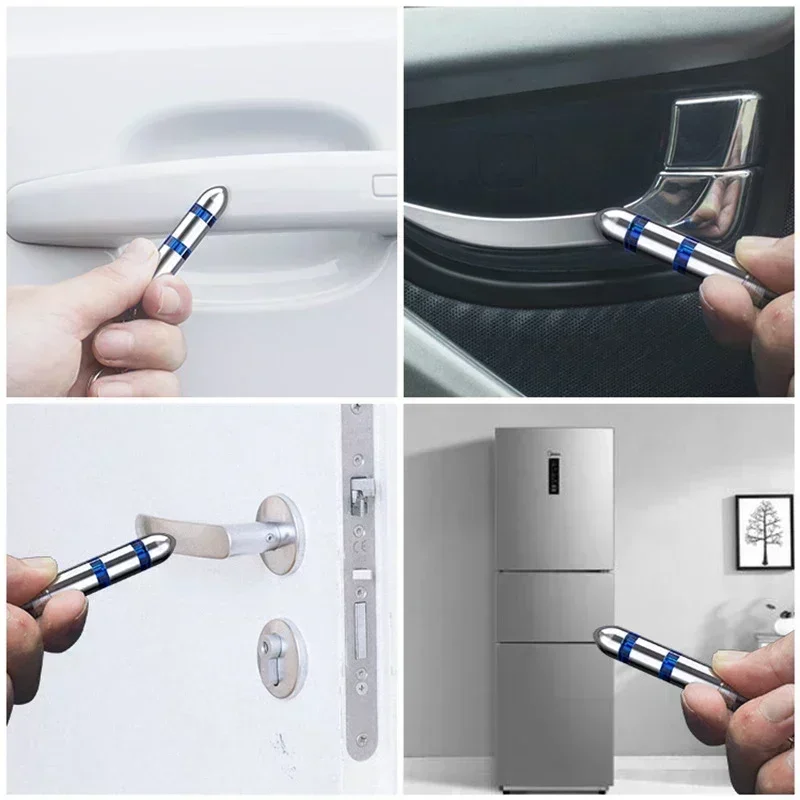 Anti-Static Keychain Car Body Static Eliminator Discharger Antistatic Rod Portable Keychain Eliminator High-Voltage Portable Key