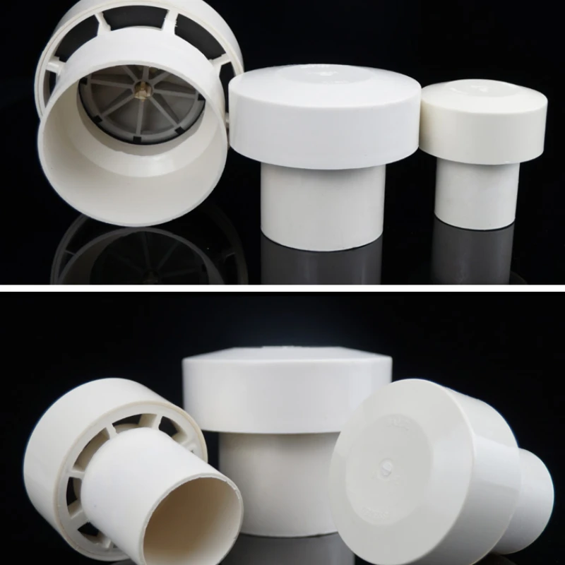 Tubo de Drenagem da Válvula de Ventilação do Pvc Ventilação Automática e Válvula de Sucção Padrão Nacional 50 75 110 Multi-função Capa de Chuva
