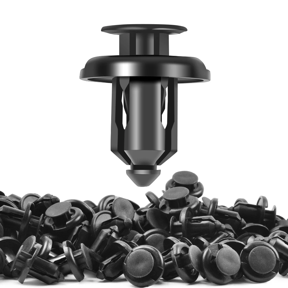 

200PCS Bumper Clips 10mm Push Fender Flare Fastener for Honda and Acura Plastic Rivet Retainer Clips 91503-SZ3-003