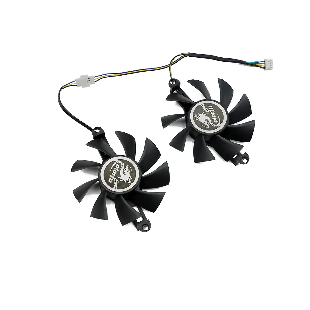 Ventilador Colorido para Placa Gráfica de Vídeo para Jogos P106100 75 mm Gtx 960 950 1060 1050ti Gtx960 Gtx950 Gtx1060 - Imagem 4