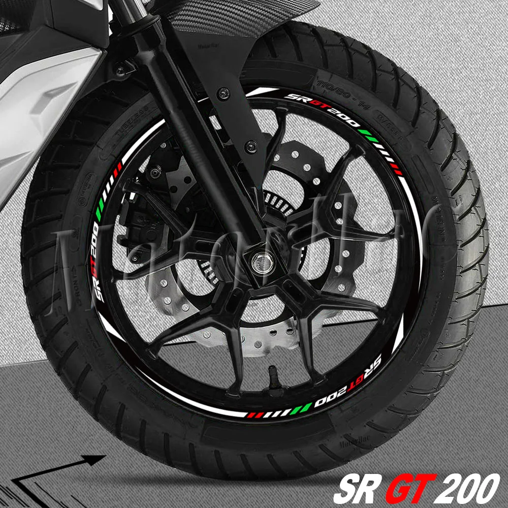 ReflectiveMotorcycleWheelStickerRimHubStripeTapeDecal