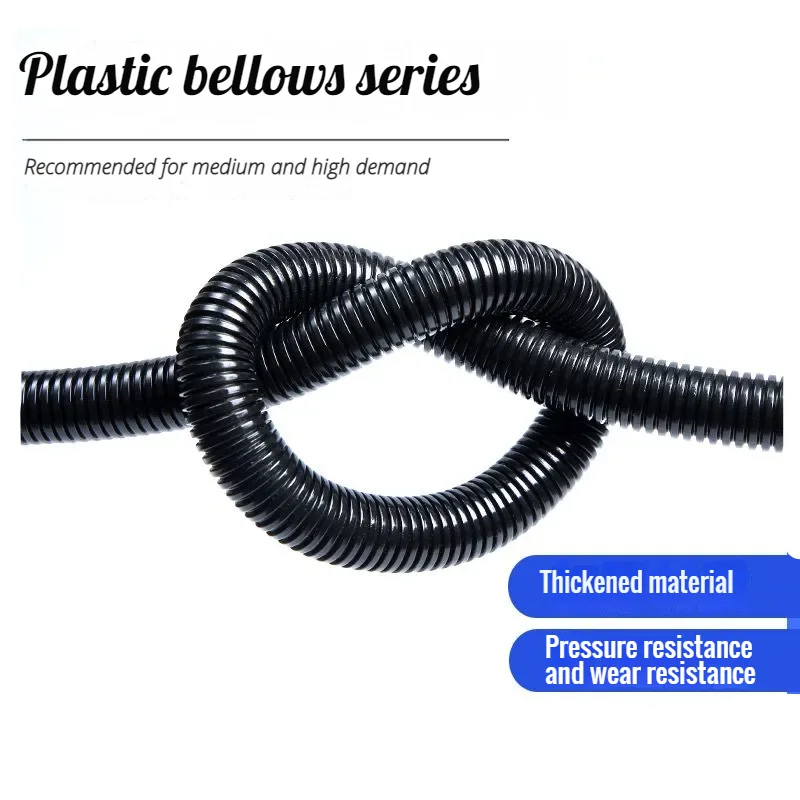 PP Retardant/Outer Dia. 13mm/Inner Dia. 10 mm/100 m Electric Wire Protector Flame Retardant Corrugated Hose Wear Wire Hose