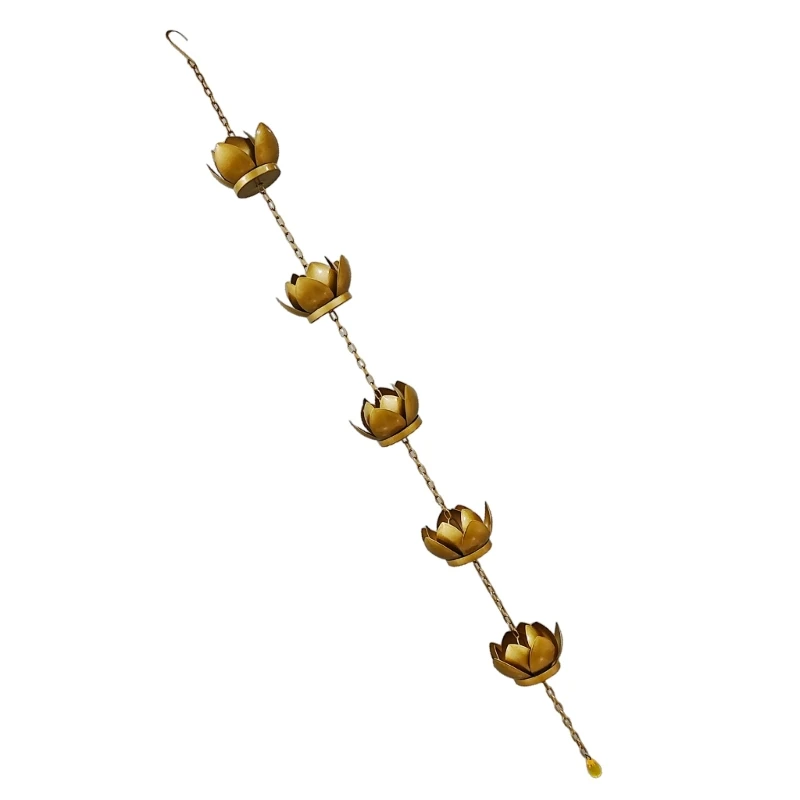 Rain Chain for Gutters Functional Replacement for Downspout Metal Rainwater