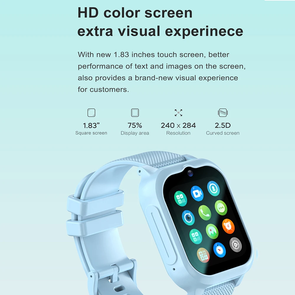New Kids Smart Watch 4G GPS WIFI Video Call SOS Child Smartwatch Camera Voice Monitor Tracker Location Phone Watch 4