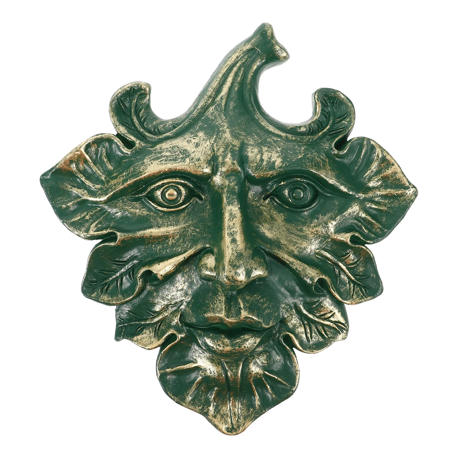 

Green Man Wall Ornament Crafts Resin Adornment Indoor Decor Decoration Hanging