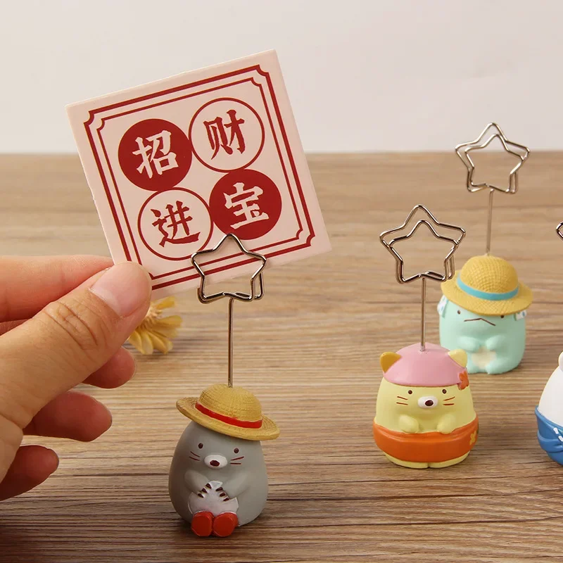 Desk Memo Holder Creative Desktop Crafts Desk Ornaments Envelop Holder Animal Desk Memo Holder Photo Card Message stand Photo Stander