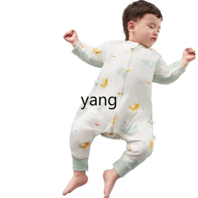 CX Baby Sleeping Bag Split Leg Spring and Summer Gauze Children Baby Summer Anti-Quilt Kick Artifact 1