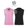 ST ANDREWS 2024 Autumn New Women's Golf Clothing Button Rabbit Velvet Knitted High Elastic Outer Vest 1