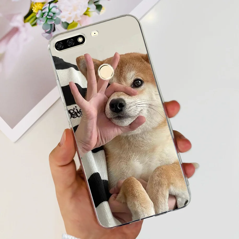 Cute Cartoon Clear Phone Case - Silicone Back Cover