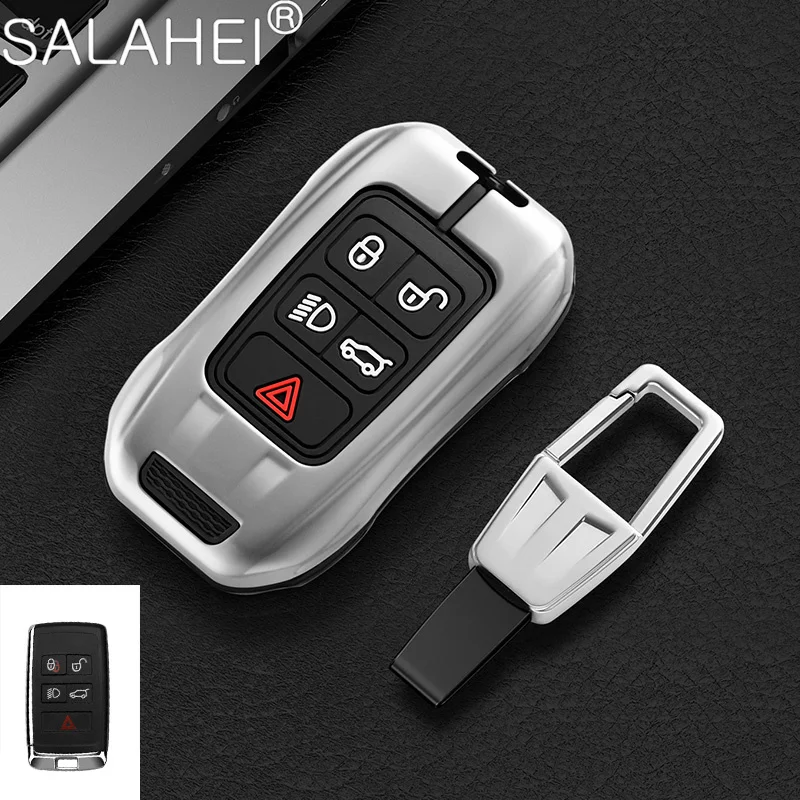 

Car Key Case Cover Shell For Jaguar XF XJ XE XKR XK E-PACE Land Rover Range Rover Sport Evoque Freelander Velar Auto Accessories