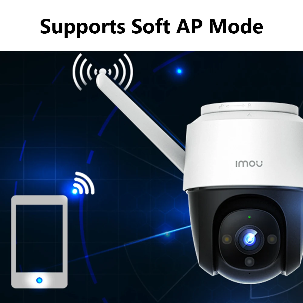 Dahua Imou Outdoor Full-color Ptz Ip Camera Cruiser Ip66 Weatherproof  Two-way Talk Built-in Wifi 360°coverage Support Onvif - Ip Camera -  AliExpress