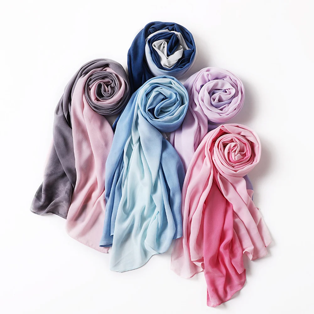 

Hijab Scarf Tie-dyed Chiffon Printed Hijab Scarf For Muslim Women Fashion Turban Shawls Bandana Woman Islamic Headscarf Malaysia