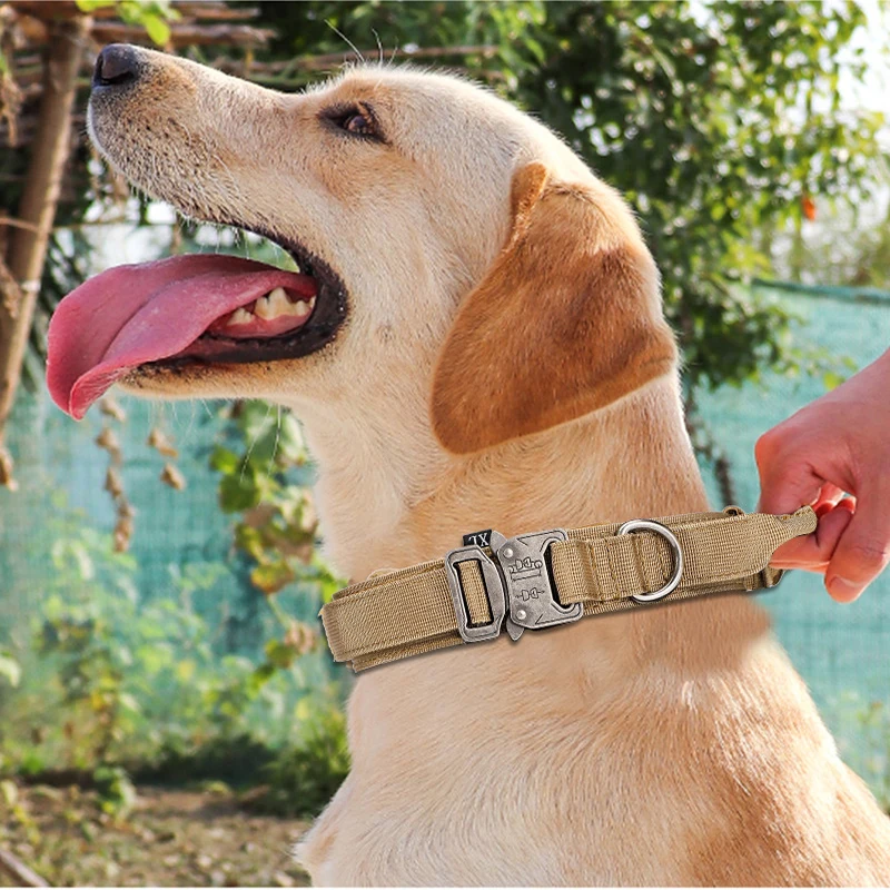 Adjustable Nylon Wear-Resistant Tactical Pet Collar