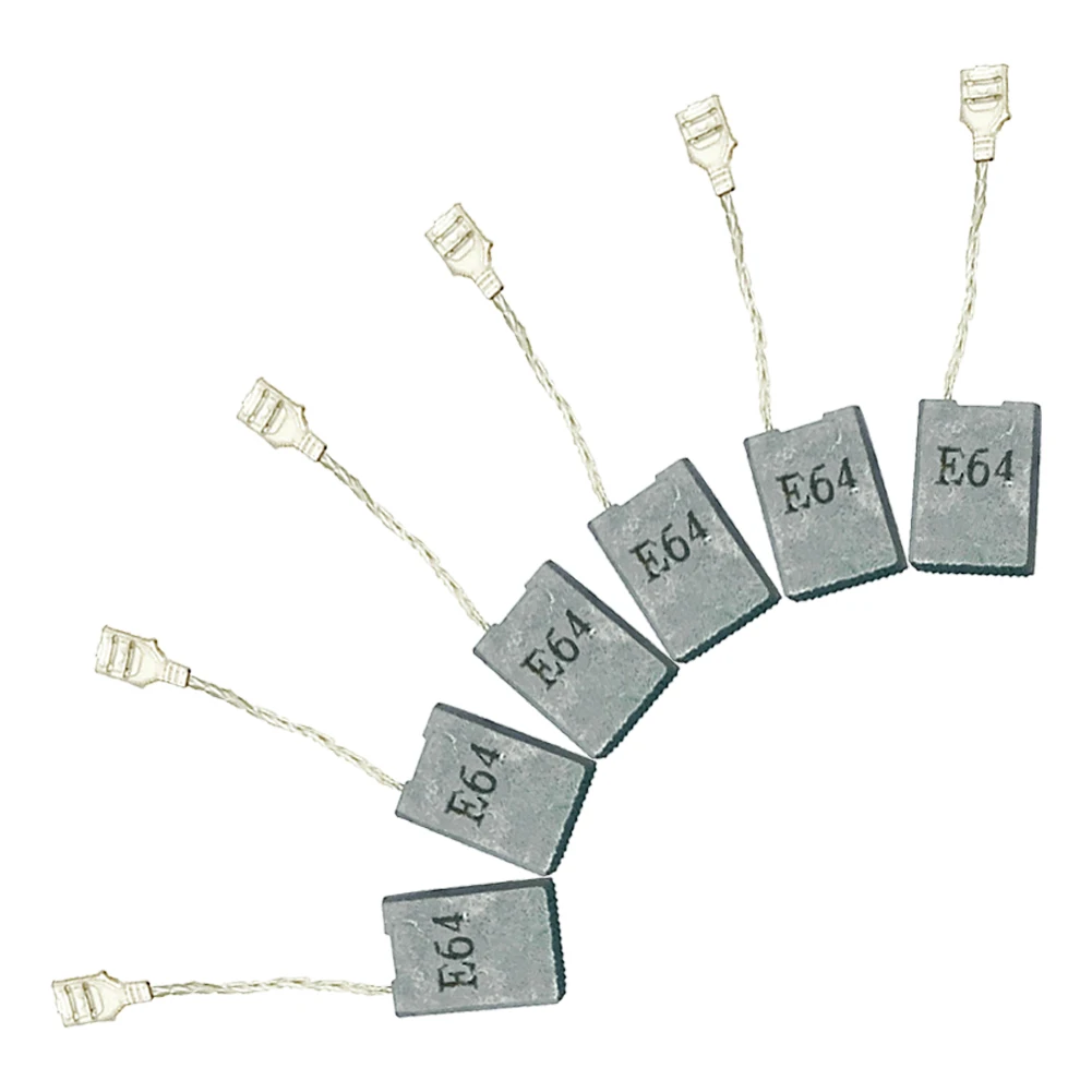 

6pcs Carbon Brushes 6x16x21mm For Bosch Spare Part GWS20-180 Angle Grinder Carbon And Metal Power Tools Accessories