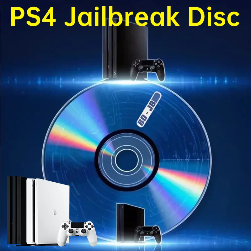 PS4 Jailbreak Disc - 1 Click Boot All-in-One for FW 9.0-12.52 - No