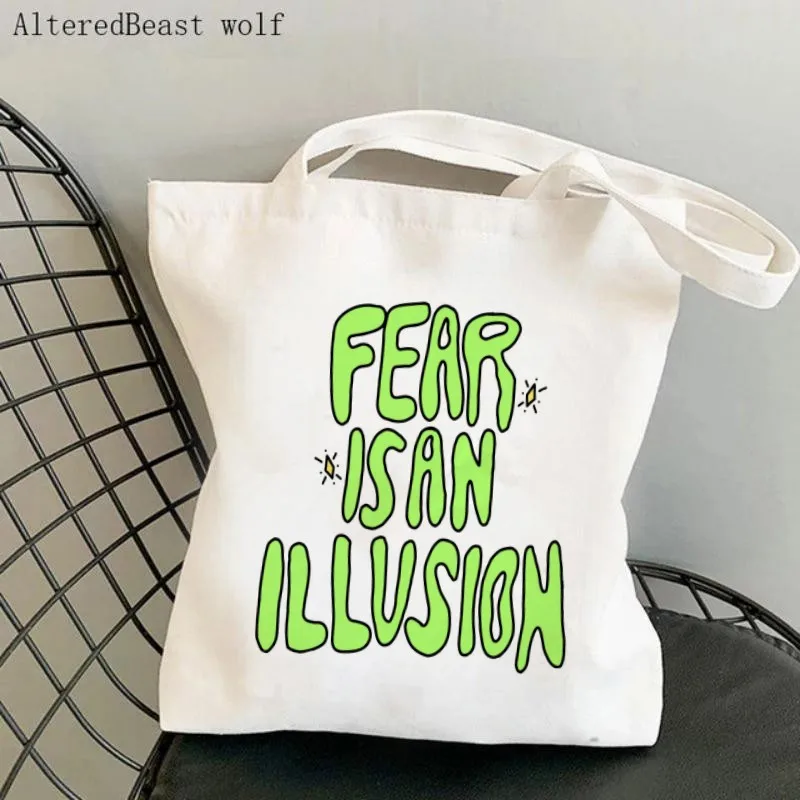 Women Shopper bag Everyone Deserves Compassion  Printed Bag Harajuku Shopping Canvas Shopper Bag girl Tote Shoulder Bag