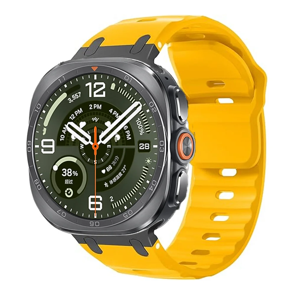 Metal and Silicone Sport Breathable Watch Band Bracelet