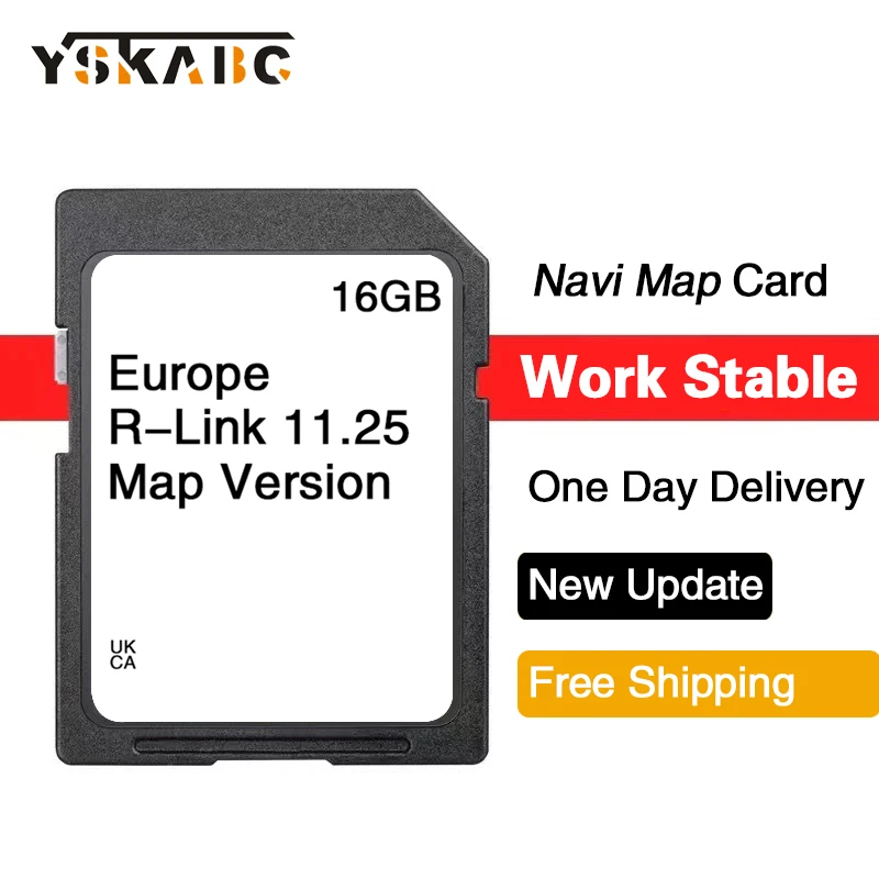 Tarjeta SD Navegación GPS Europa 2024 V11.25 - Compatible Con Renault R-Link Y R-Link Evolution