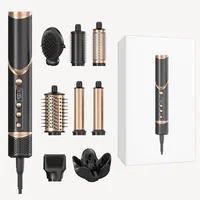 Folding Hair Dryer Negative Ion Home Hot Air Comb Set Wind Salon Hair Styler Tool Professional Hair Dryer EU Plug,A 2