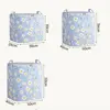 Flower Non-woven Fabric Quilt Storage Bag Moistureproof Thick Moving and Packing Bag Cotton Blanket Bag Foldable Dust-proof 6