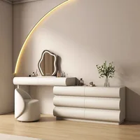 Armoire De rangement De chambre De luxe coiffeuse Recamera maquillage coiffeuse confortable blanc Tocadores De Maquillaje meubles 4