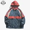 Harajuku Causal Jacket Men Hip Hop Colorblock Patchwork Hoodie Loosed Style Unisex Zipper Coats Winter Streetwear Ropa Hombre 1