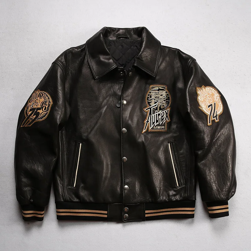 ナ*害様 Skins West ☆本革☆ leather ‘bomber jac AW 88 Kansai Yamamoto Phoenix Sheriff Leather Jacket - Etsy
