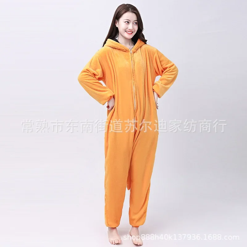 Uzumaki Kurama Kyuubi renard Cosplay Costume Kigurumi adulte unisexe Anime pyjamas flanelle combinaison v&ecirc;tements de nu