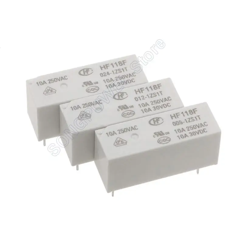 HF118F  , 5V, 12V, 24V, 48VDC, 5 , 10A, 1  C HF118F-005-1ZS1T HF118F-012-1ZS1T HF118F-024-1ZS1T,  , 10 /