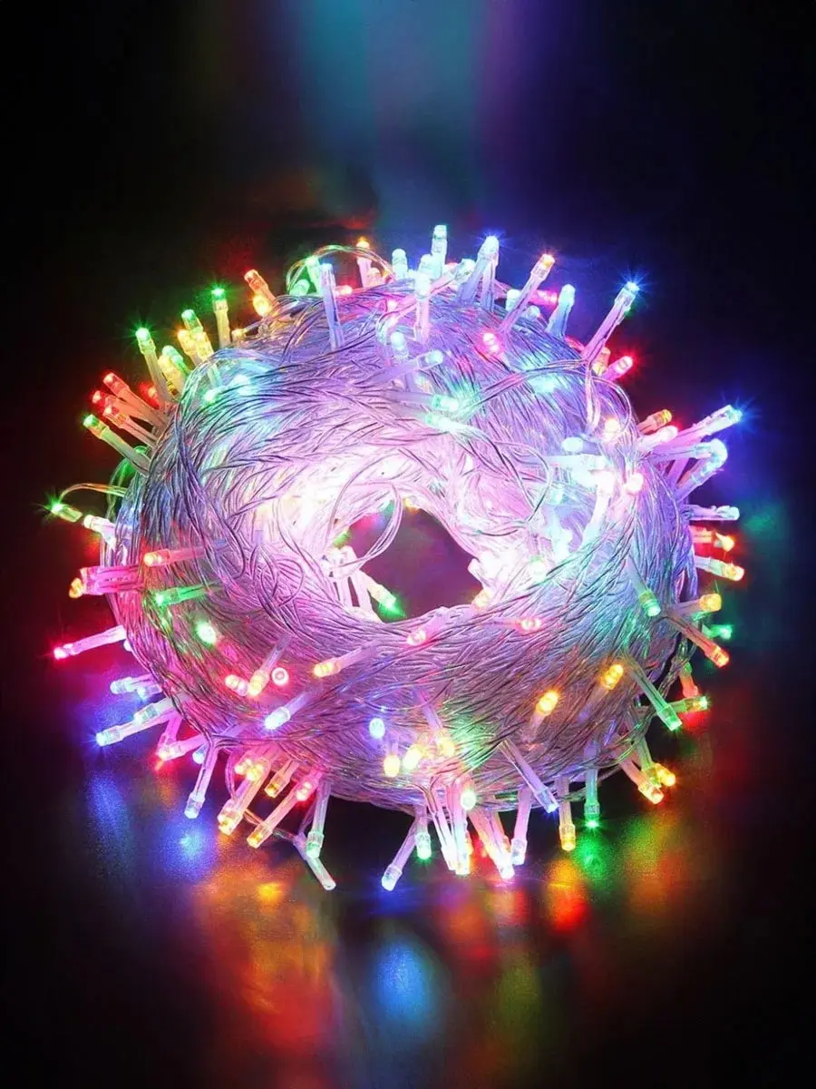 EU Plug 10M Christmas LED String Light Garlands Decoraction Fairy Lamp For Home Wedding Party Holiday decorative lights led string lights led fairy lights string lights
