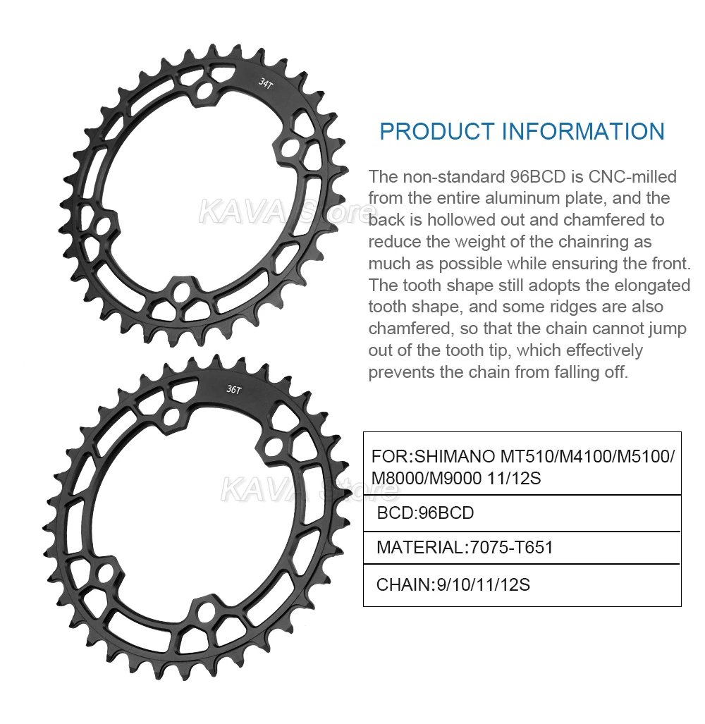Shimano Deore SLX MT510 MTB Kurbelgarnitur 10 10 11 12 Geschwindigkeit Mountainbike Kerze Fahrrad Kettenrad 170mm 32T 34T 36T 38T BB52 MT500 – Detail 24