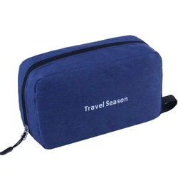 Compact Waterproof Hanging Toiletry Organizer (Navy Blue)