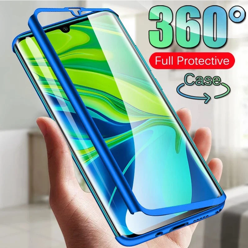 Защитный чехол с полным покрытием 360 градусов для Xiaomi Redmi Note 10 9 8 7 6 5 Pro 9T 9C 9A 8T 8A 7A 6A 5A