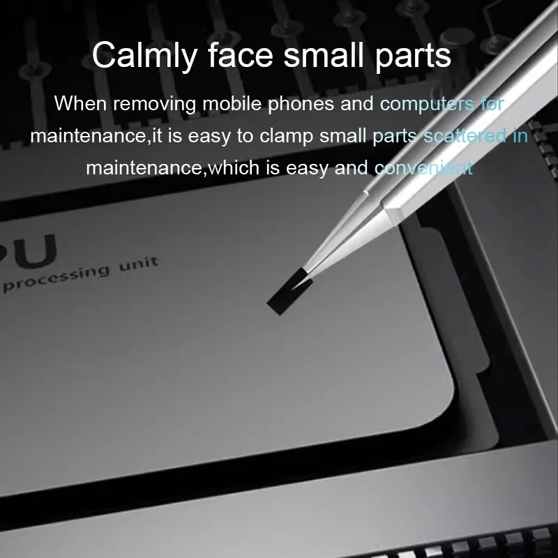 Ma-Ant SS-A SS-A1 Tweezers Multifunction sturdy Non Magnetic Stainless Steel Aviation Material For iPhone SMD PCB Repair Tools