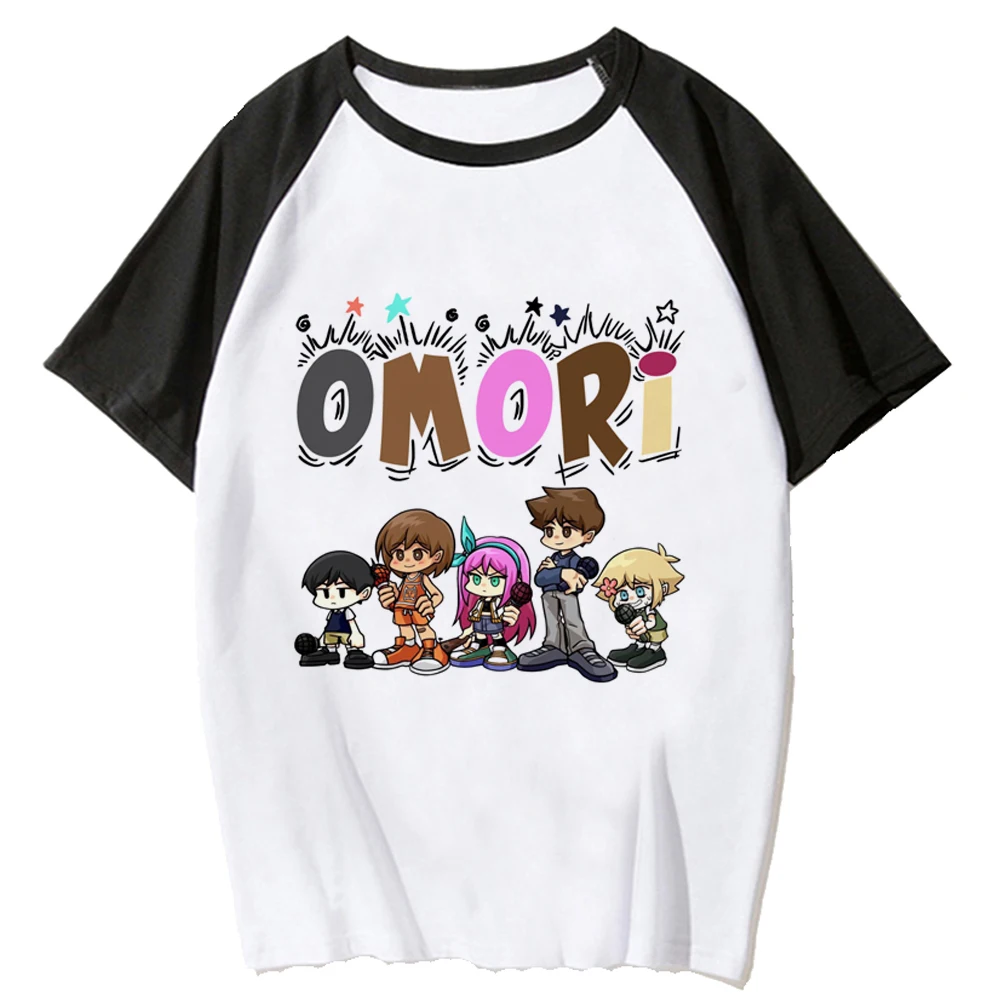 

Omori t-shirts women harajuku Japanese Y2K t-shirts female streetwear clothing