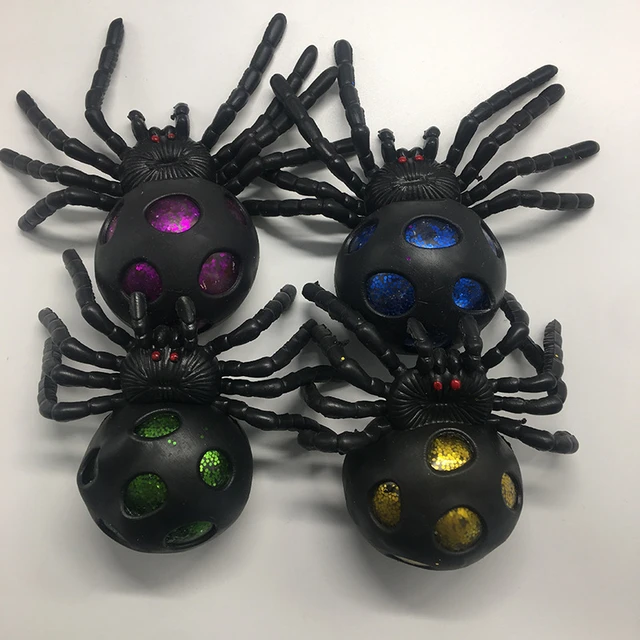 Boule de raisin anti-Stress en maille d'araignée, jouet anti-Stress pour  enfants et adultes