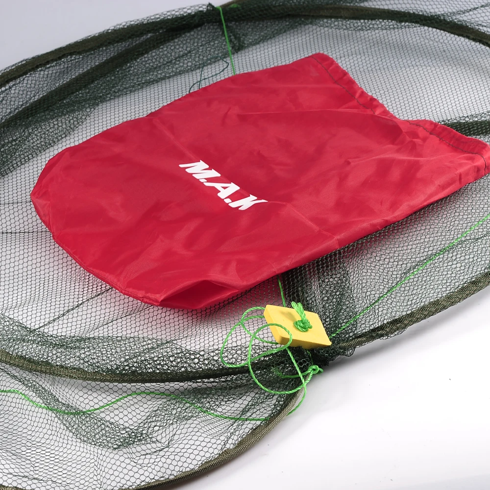 Foldable Drop Net Fishing Landing Prawn Bait Crab Shrimp Pier Harbour Pond  Mesh Fishing Net（2 Types）