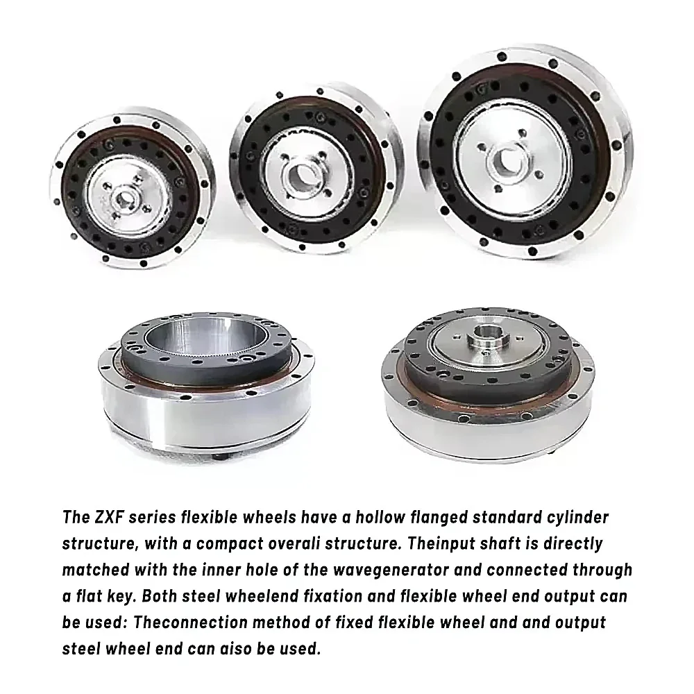 Nema17 42 스테퍼 모터/40mm 60mm 플랜지 서보 모터 기어 감속기(하모닉 감속기) - 매니퓰레이터 조인트용 모터 브래킷 포함