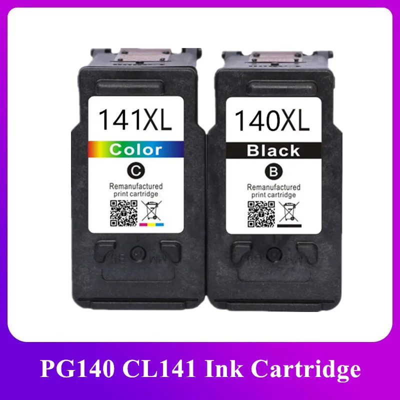Восстановленный 140XL 141XL PG140 CL141 чернильный картридж для принтера Canon PG-140 PIXMA MG4110 MG3210 MG3510 MG474