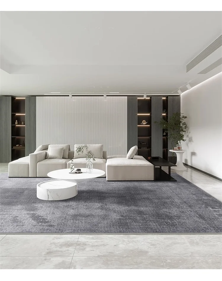 

Y0224 Living room cream relief craftsmanship Italian minimalist high-end light luxury bedroom stain resistant carpet