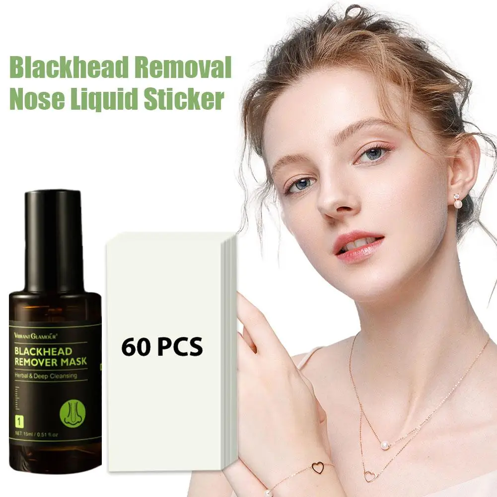 

Blackhead Removal Nose Liquid Sticker Deep Cleansing Treatment Nose Care Acne Mask Remover Dots Pore Skin Black Shrink Peel T4T5