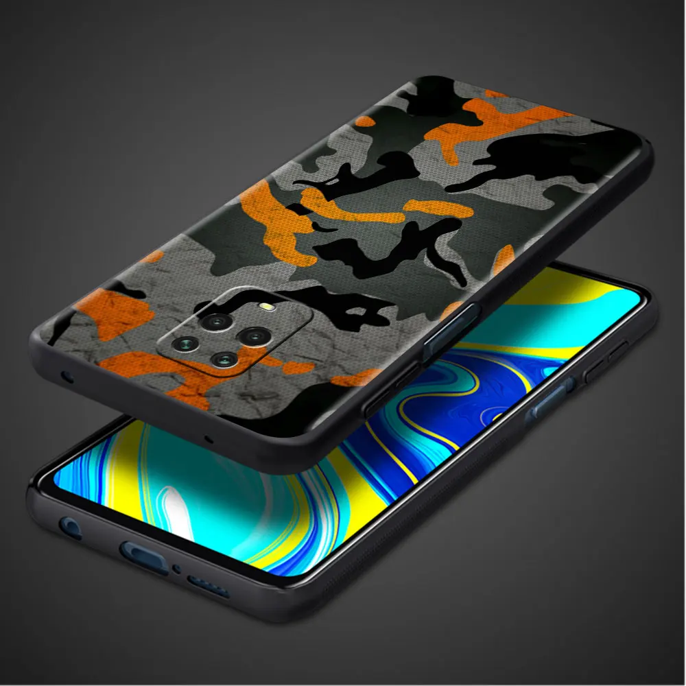 Military Camouflage Green Black Soft Case For Xiaomi Redmi Note 12