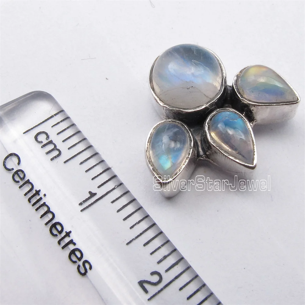 Many Color Semi-precious Stone  Stud Earrings IN