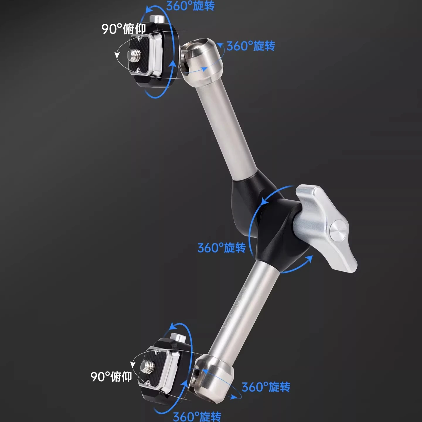 FALCAM F22 7인치 매직 암 플렉시블 홀더 | 모니터, 스마트폰, GoPro 및 DJI 액세서리용 다관절 조절식 마운트