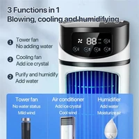 Climatiseur Portable USB Mini climatiseur refroidisseur d'air ventilateur ventilateur de refroidissement par eau climatisation refroidisseur d'air pour le bureau à domicile 4