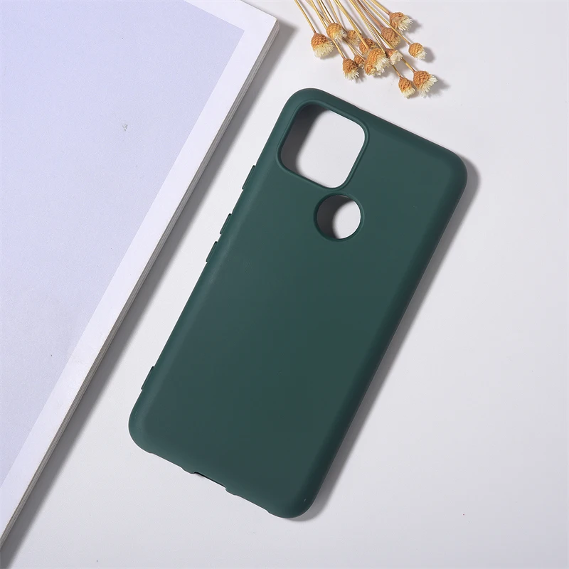 Liquid Silicone Soft Cover - Slim TPU Shockproof Back Bumper Housing