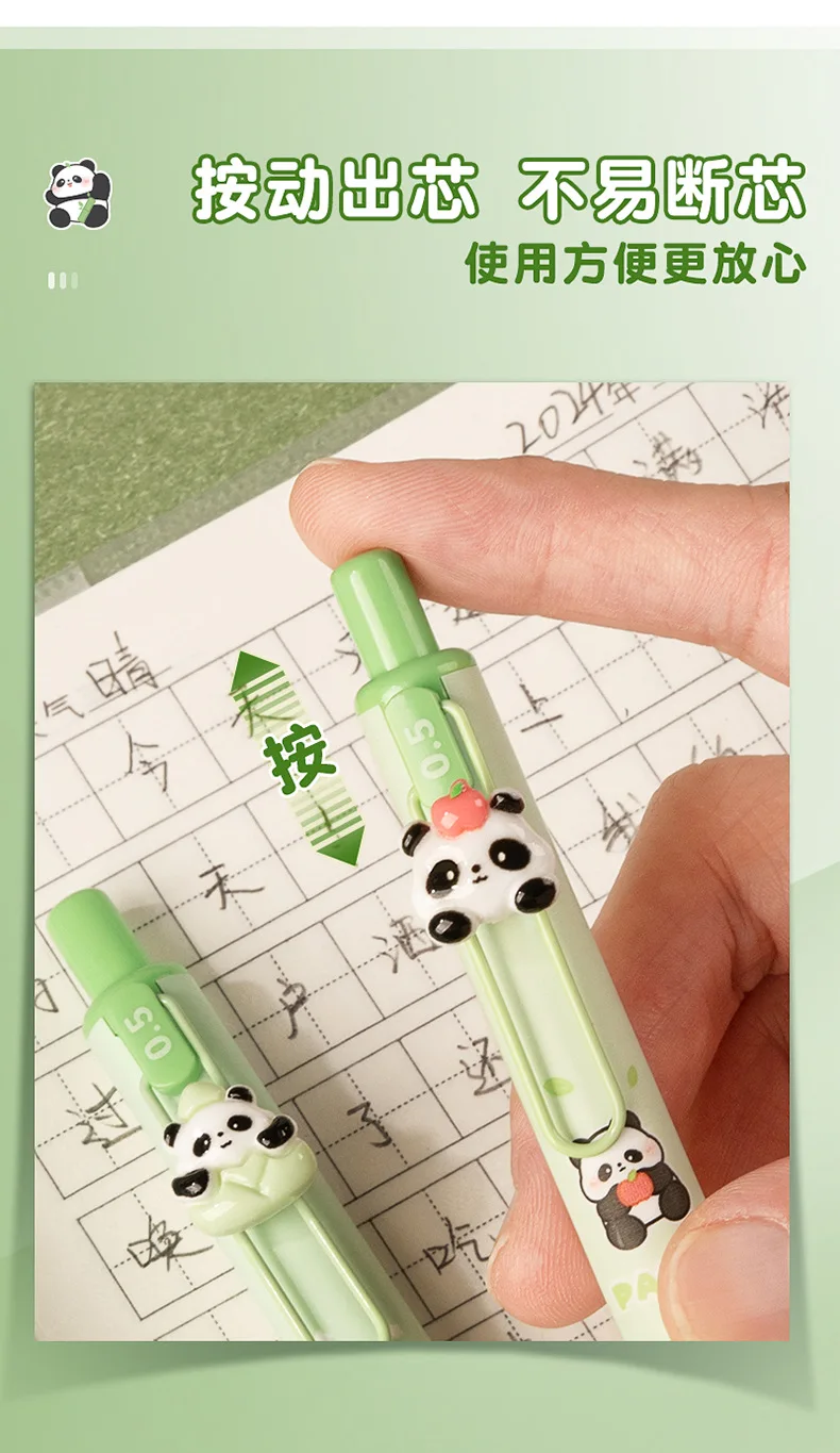 Kapibara Aktivitätsstift für Grundschüler 0,5 mm, bruchfester Kern, HB-Bleistift, weicher Klebe-Griff, automatischer Bleistift – Detail 7