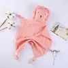 Baby Cotton Muslin Comforter Blanket Soft Newborn Sleeping Dolls Cute Lion Kids Sleep Toy Soothe Appease Towel Bibs Saliva Towel 5